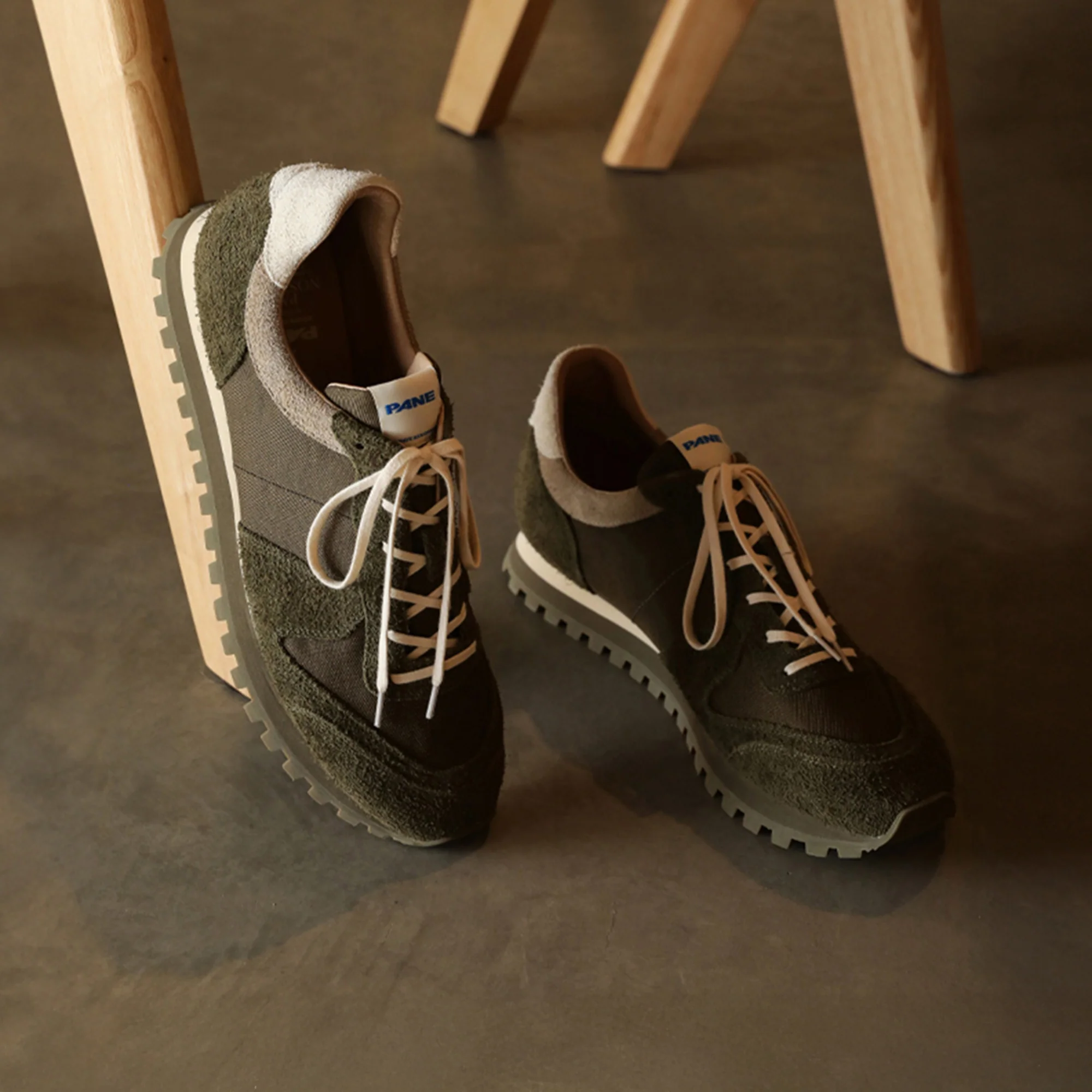 Pane Pace Nostalgia Men’s Shoes – Sea Moss - Image 2