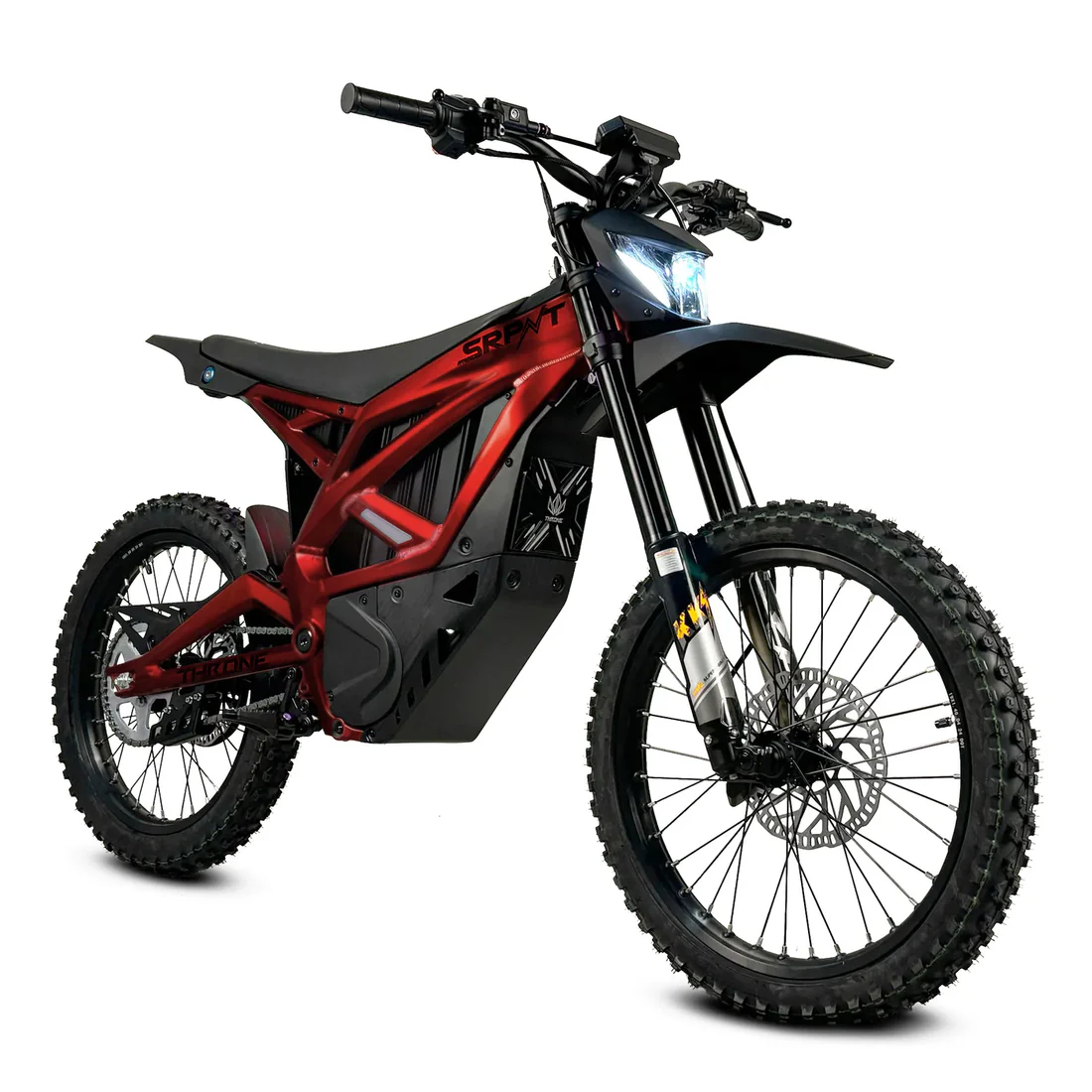 SRPNT X3 by Throne Cycles | 72V 13kW 40ah 60mph | Electric Dirt Bike (Updated Version) - Image 5
