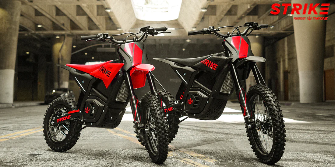 Strike Shadow SX by Throne Cycles | 60V 5kW 27ah | Electric Dirt Bike for Kids - Image 8